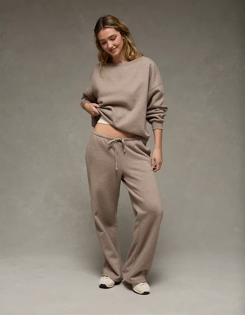 AE Everyday Luxe Off-the-Shoulder Sweatshirt