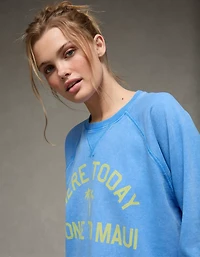 AE Cropped Cutoff Sweatshirt