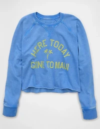 AE Cropped Cutoff Sweatshirt