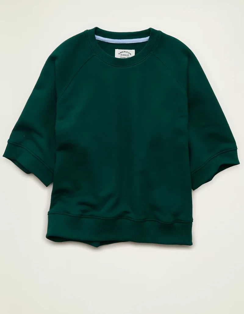 AE Campus Short-Sleeve Sweatshirt