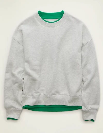 AE Twice As Nice Crew Neck Sweatshirt