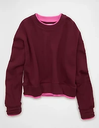 AE Twice As Nice Crew Neck Sweatshirt