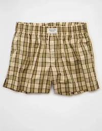 AE Plaid Boxer Sleep Short