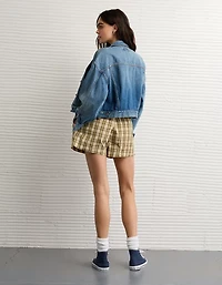 AE Plaid Boxer Sleep Short