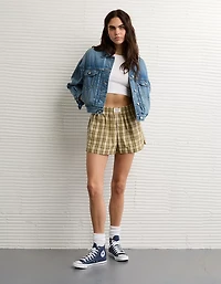 AE Plaid Boxer Sleep Short