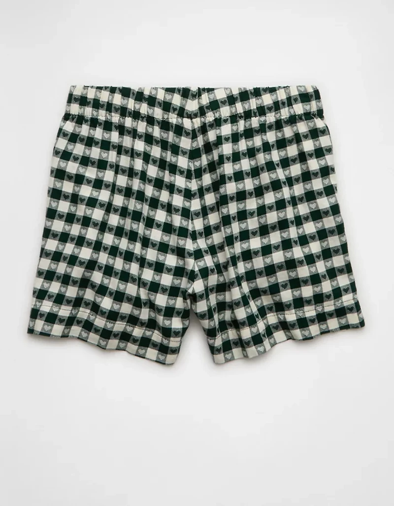 AE Flannel Boxer Sleep Shorts