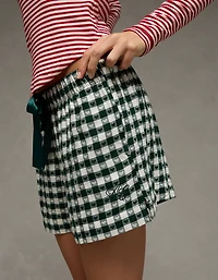 AE Flannel Boxer Sleep Shorts