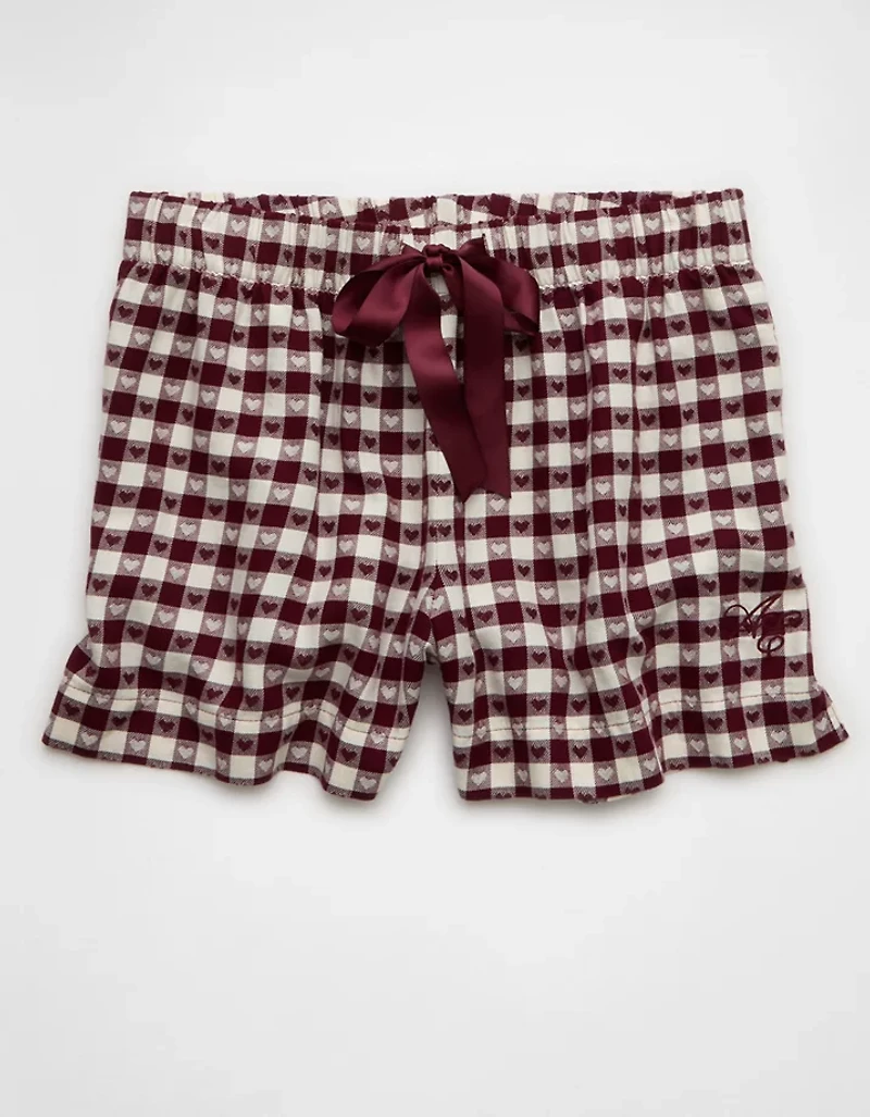 AE Flannel Boxer Sleep Shorts