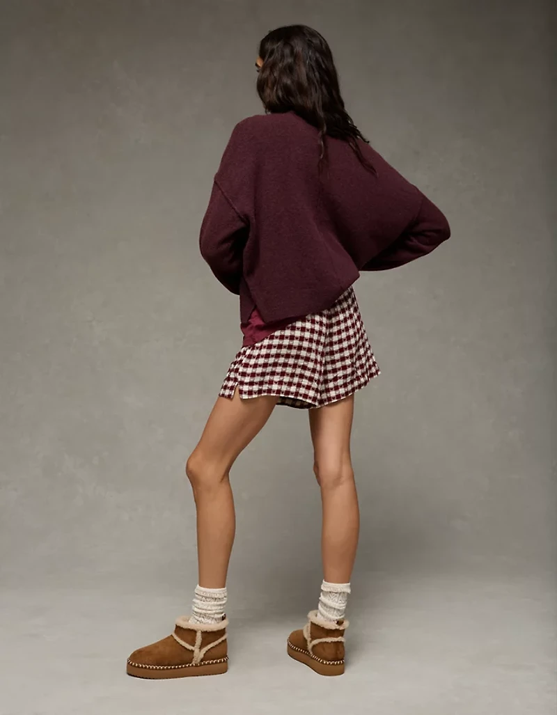 AE Flannel Boxer Sleep Shorts