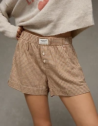 AE Flannel Boxer Sleep Short
