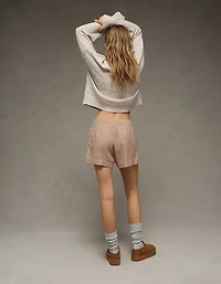 AE Flannel Boxer Sleep Short