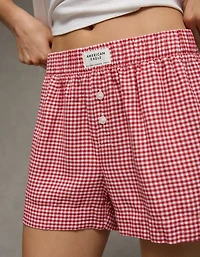 AE Flannel Boxer Sleep Short