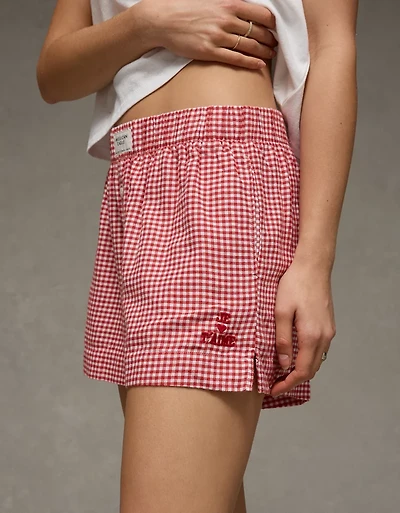 AE Flannel Boxer Sleep Short