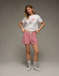 AE Flannel Boxer Sleep Short