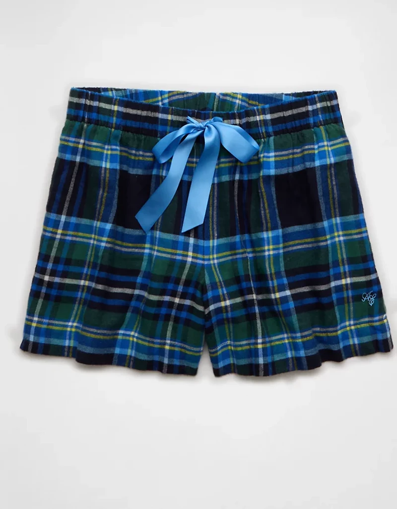 Short boxeur de nuit en flanelle AE