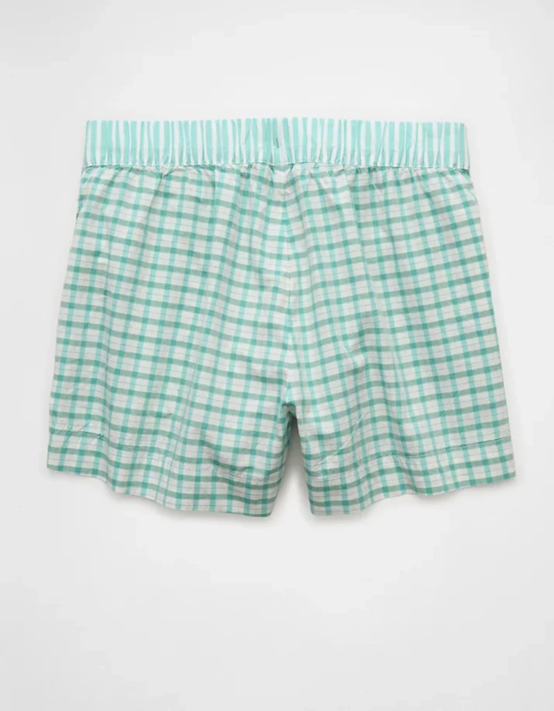 AE Plaid Boxer Sleep Short