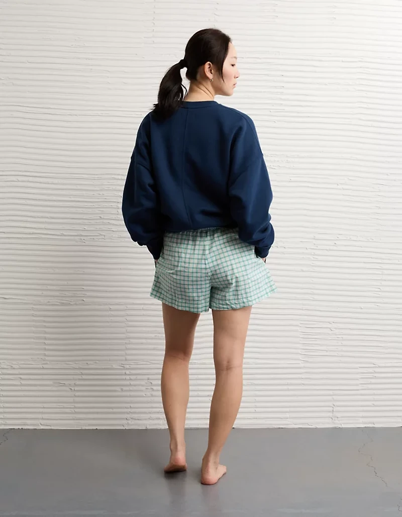 AE Plaid Boxer Sleep Short