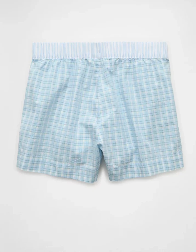 AE Plaid Boxer Sleep Short