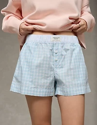 AE Plaid Boxer Sleep Short