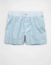 AE Plaid Boxer Sleep Short