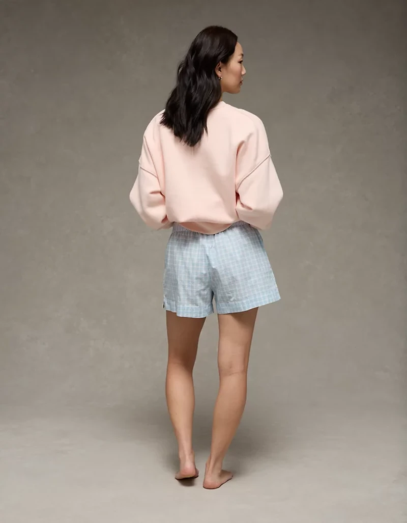 AE Plaid Boxer Sleep Short