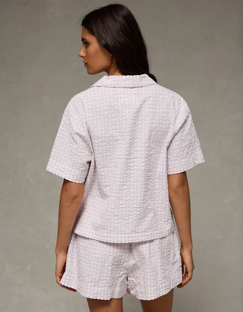 AE Seersucker PJ Shorts