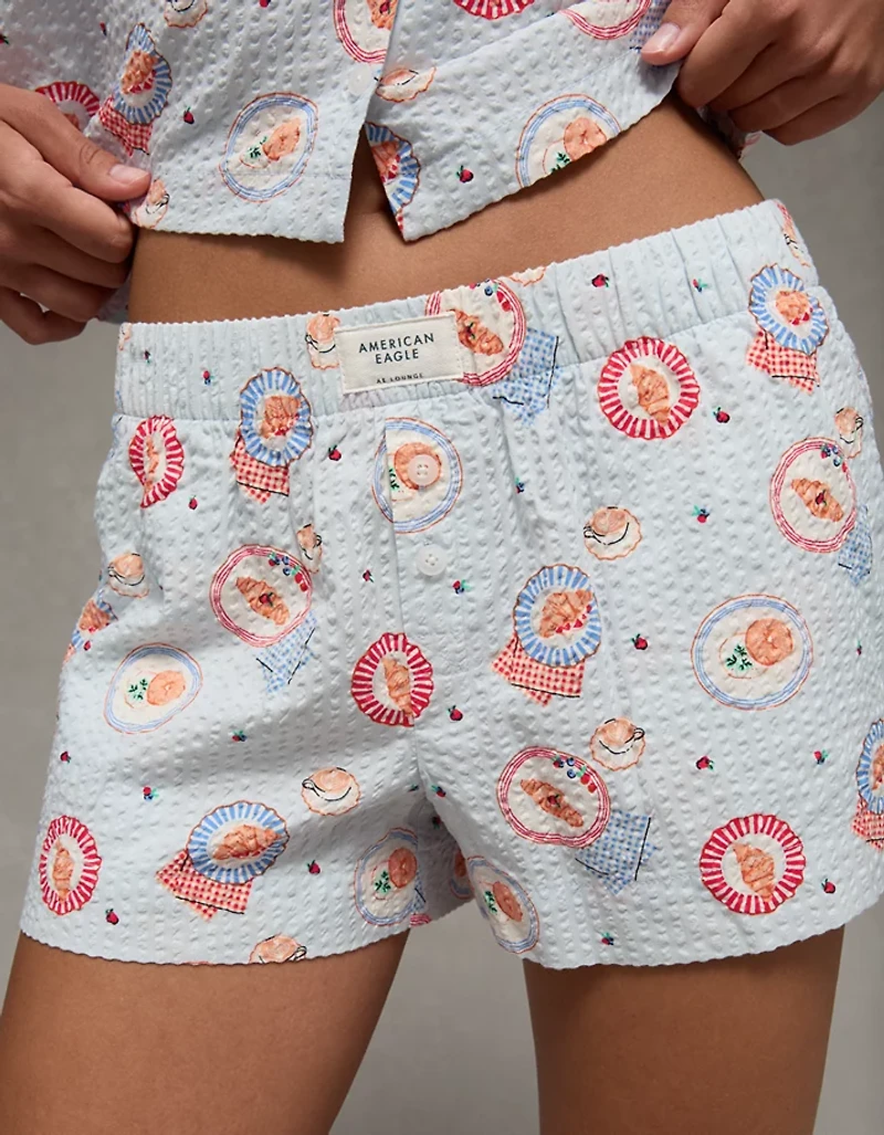 AE Seersucker PJ Shorts