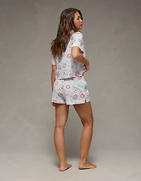 AE Seersucker PJ Shorts