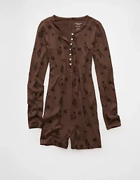 AE Skeleton Luxe Plush Romper