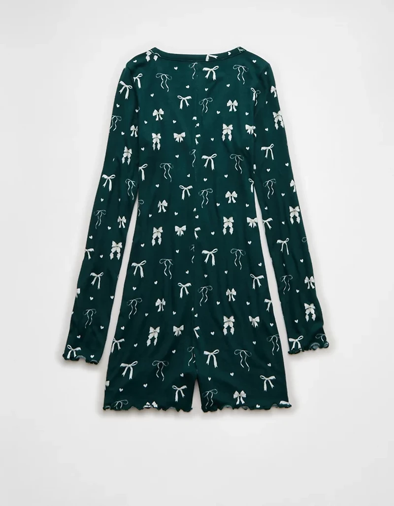 AE Luxe Plush Long Sleeve Romper