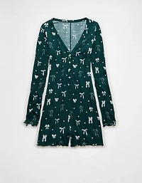 AE Luxe Plush Long Sleeve Romper