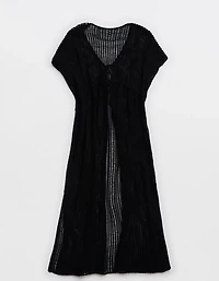 Aerie Crochet Maxi Cape