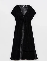 Aerie Crochet Maxi Cape