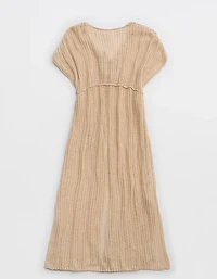 Aerie Crochet Maxi Cape