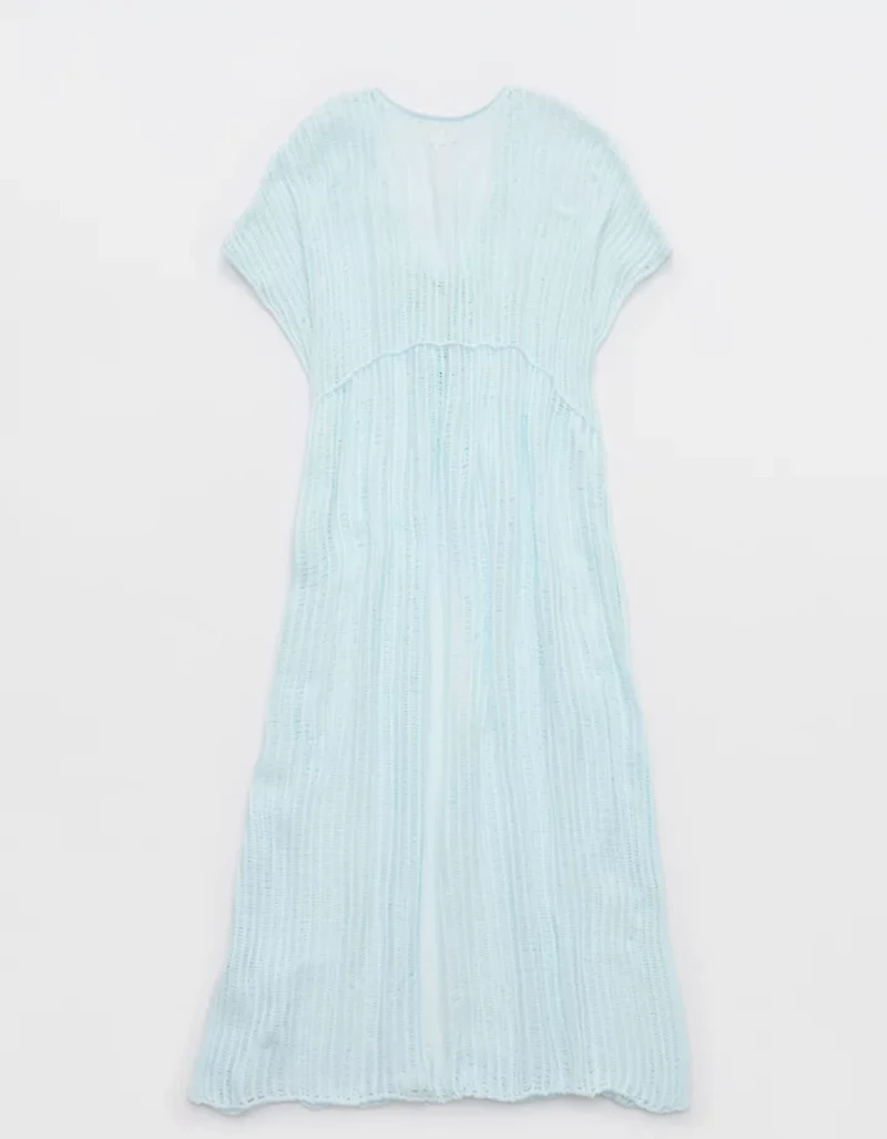 Aerie Crochet Maxi Cape