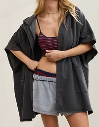Aerie Hooded Fleece Cape
