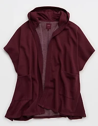 Aerie Hooded Fleece Cape