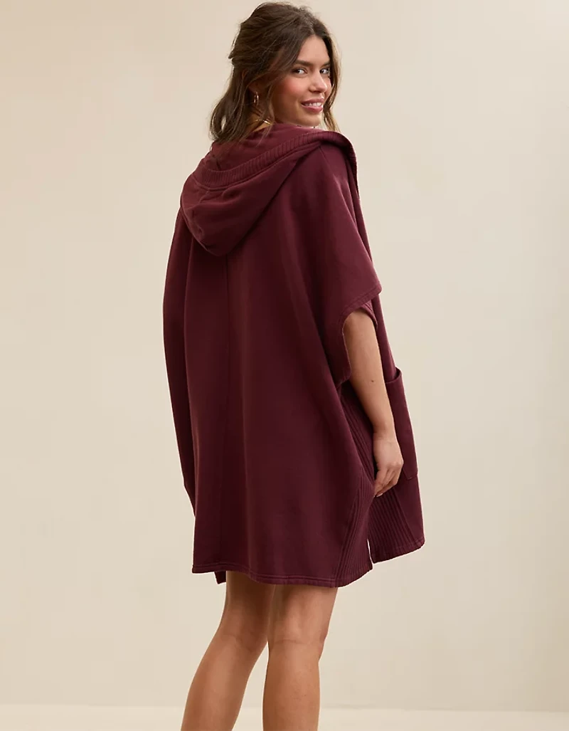 Aerie Hooded Fleece Cape