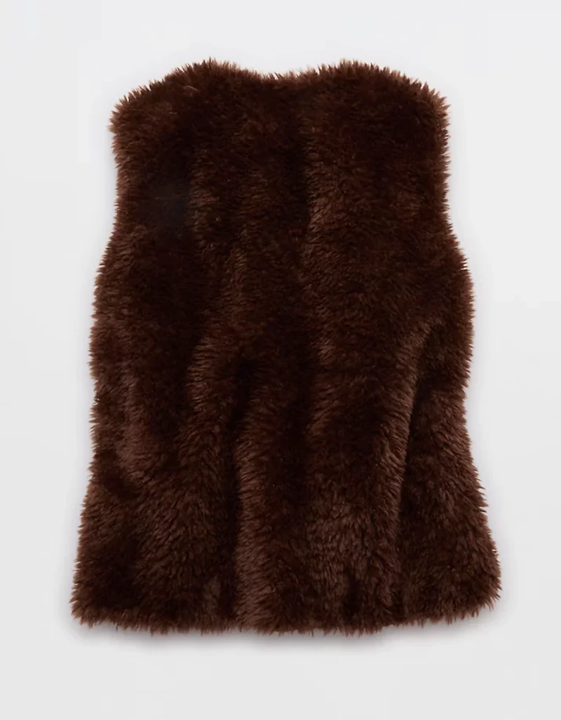 Aerie Faux Fur Vest