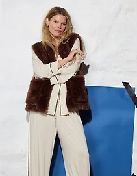 Aerie Faux Fur Vest