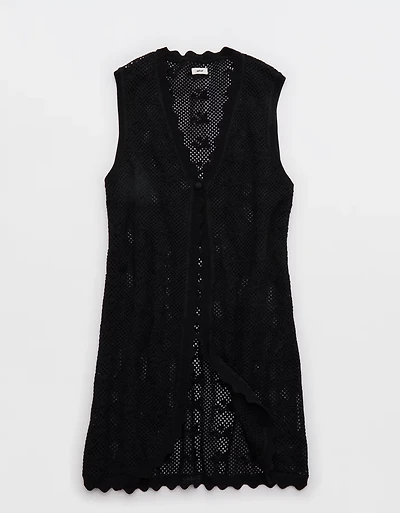 Aerie Scallop Crochet Coverup