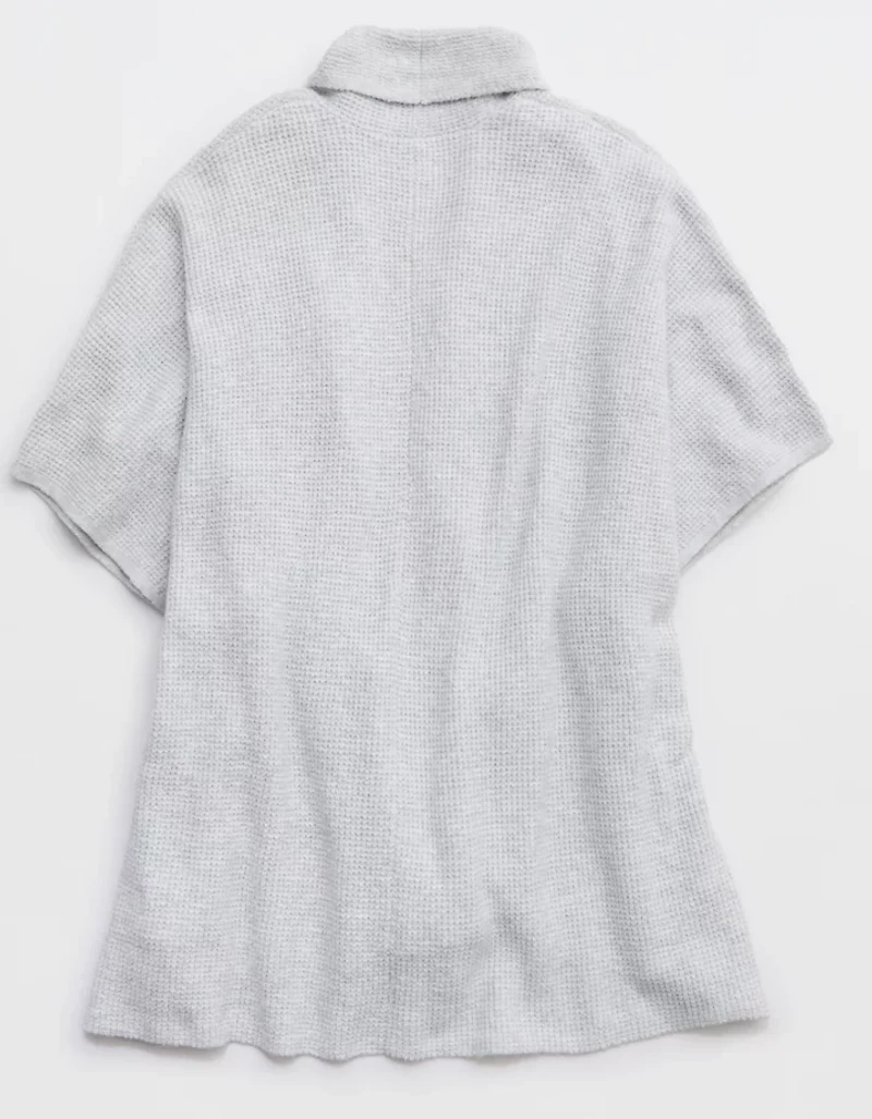 Aerie Waffle Shawl Cape