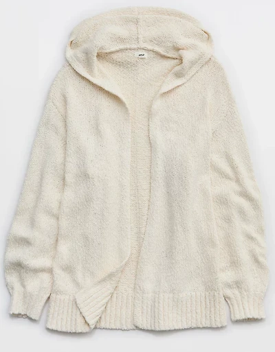 Aerie Hooded Sweater Cardigan