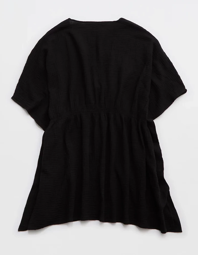 Aerie Gauze Tie Cape