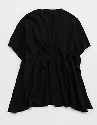 Aerie Gauze Tie Cape