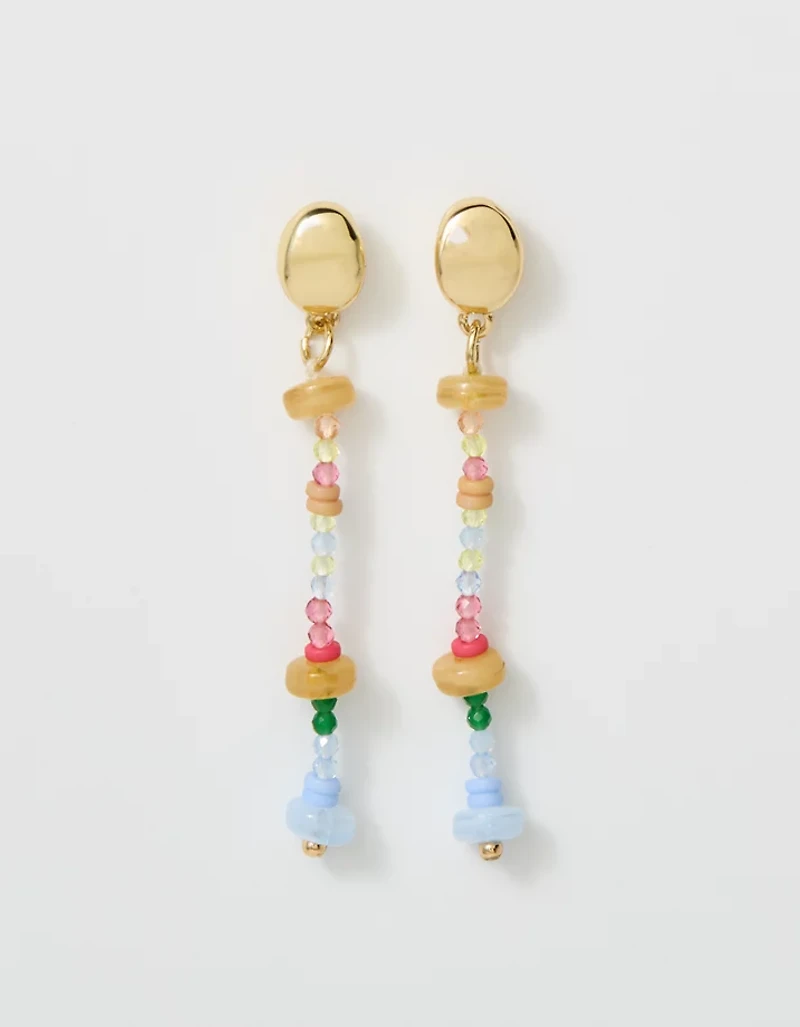 Aerie Multi Bead Dangle Earrings
