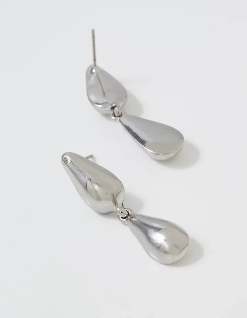 Aerie Double Teardrop Earrings