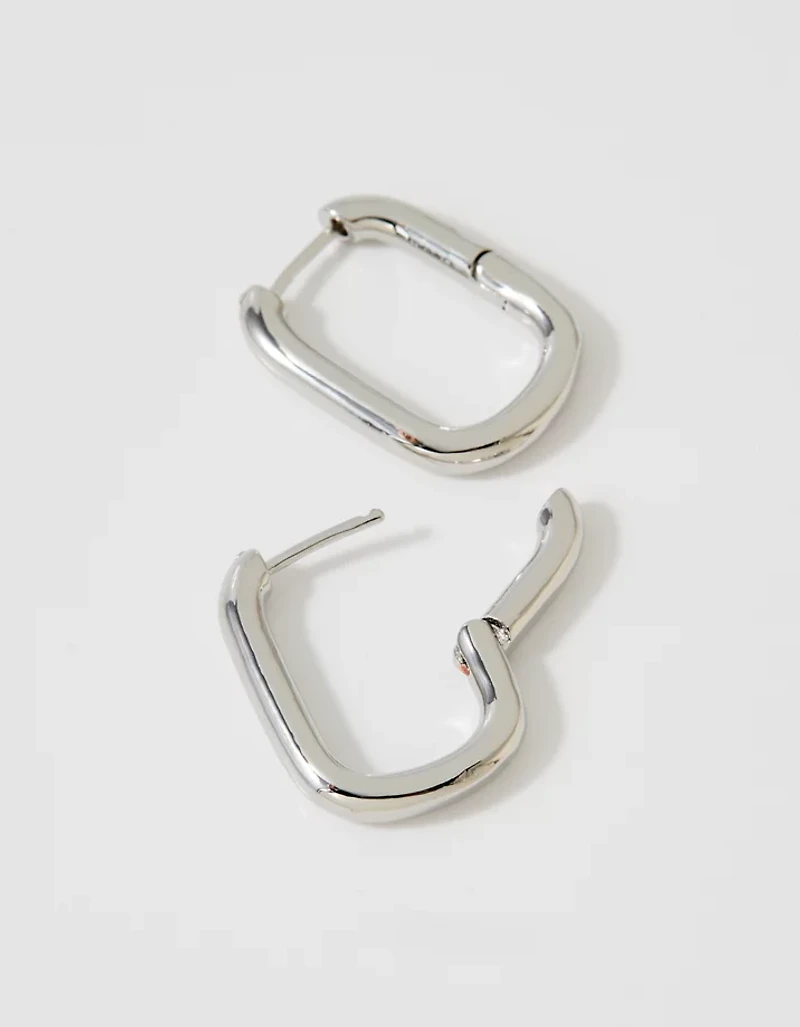 Aerie Oversized Paperclip Earrings