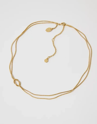Aerie Chain And Knot Necklace