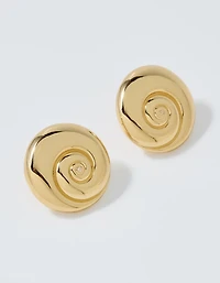Aerie Chunky Shell Stud Earrings